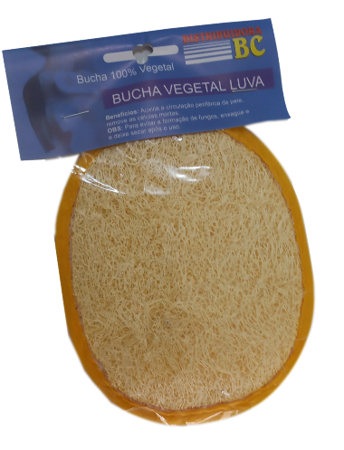 Bucha vegetal luva Distribuidora BC